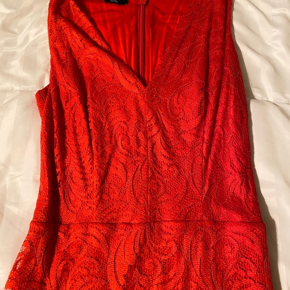 Bebe dress coral size medium